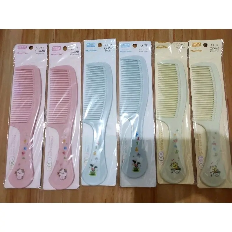 Sisir Rambut Gagang Warna