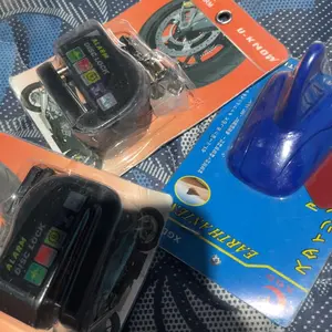 Alarm Gembok Motor Anti Maling Disc Lock Kunci Rem Cakram Waterproof Bahan Metal Kuat Aman Tahan Air & Serbaguna
