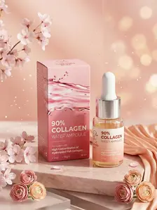 SERUM WAJAH PINK 90% collagen water ampoule by syahila care