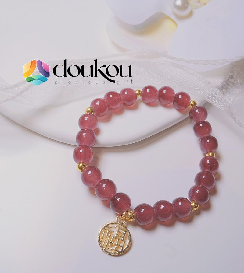 Product Introduction of Chic Crystal Accessory, Lucky Amethyst Vintage Bracelet for Women Girls, Perfect Handmade Gift 2