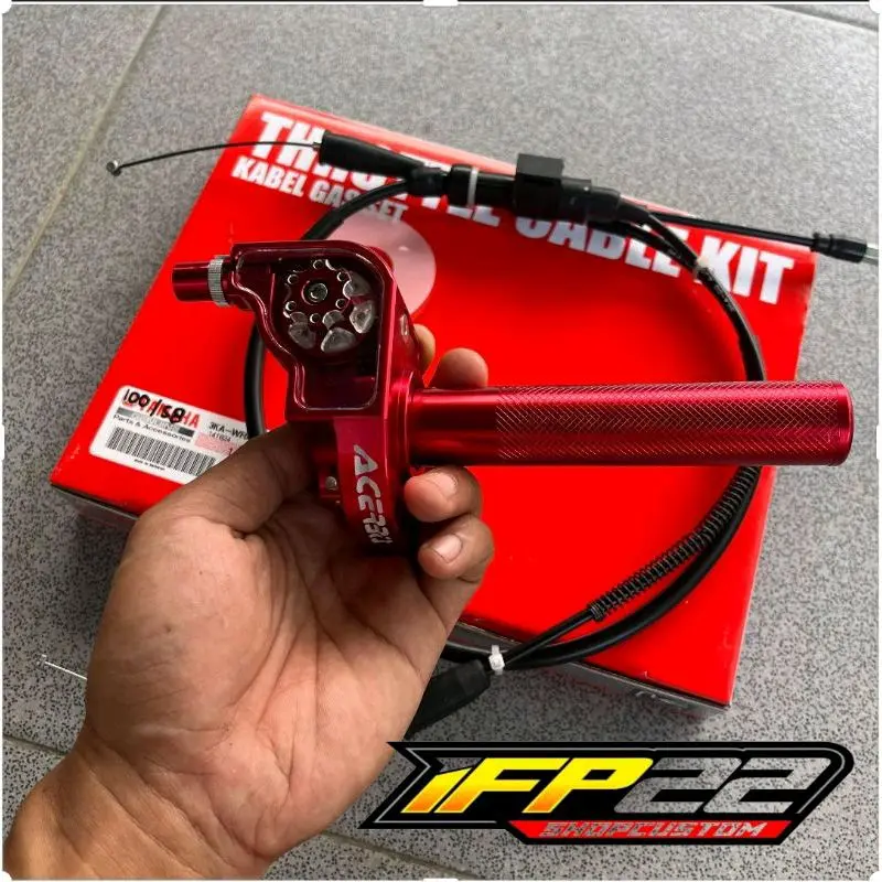Acerbis v2 gas spontan Rx King / Gas spontan acerbis kabel cabang original yamaha RxKing