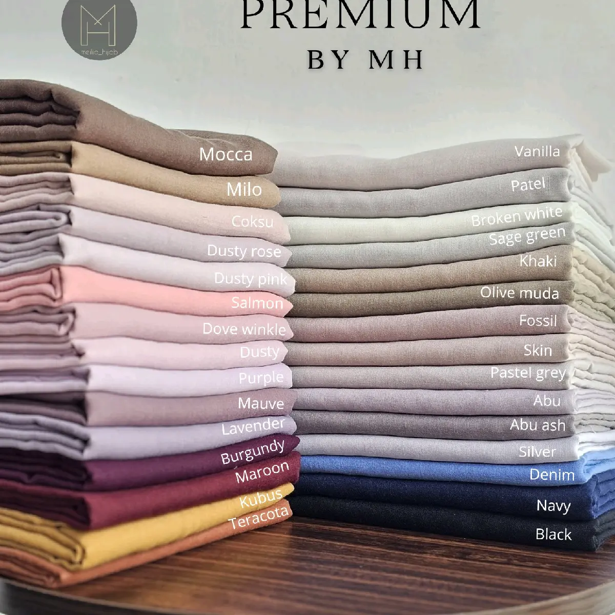 PARIS JAPAN PREMIUM BY MH Muslim Jilbab Segi Empat