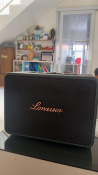 Product Review of Lonzuer CREATION by Easy & Perfect | Bluetooth Speaker Portable With DSP Audio Control | 130 Watt Output Power With Adjustable Treble And Bass | High Fidelity Sound With Bass Reflex | Comes With a 2 Premium Wireless Microphone from T**y K**n 0