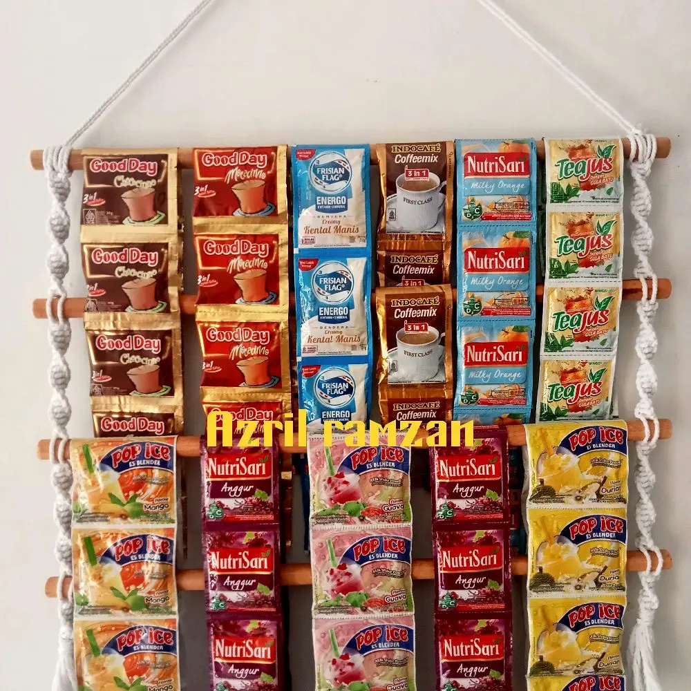 Rak jajanan sachet 60cm ] gantungan warung renceng