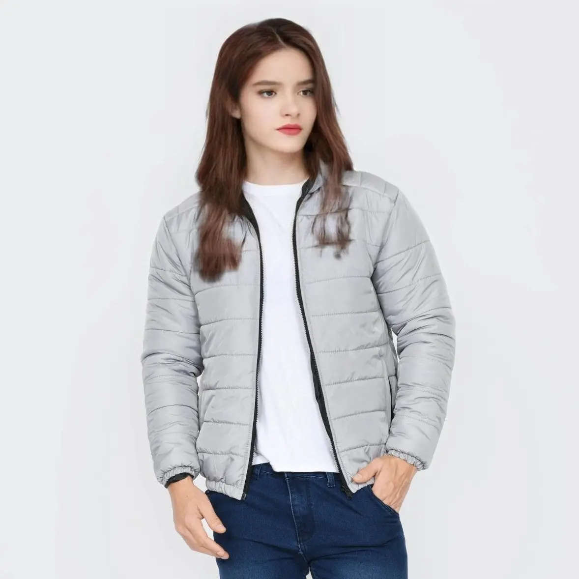 Armous Jaket Gelembung Puffer Wanita Panjang Bahan Tebal Nyaman Premium Waterproof