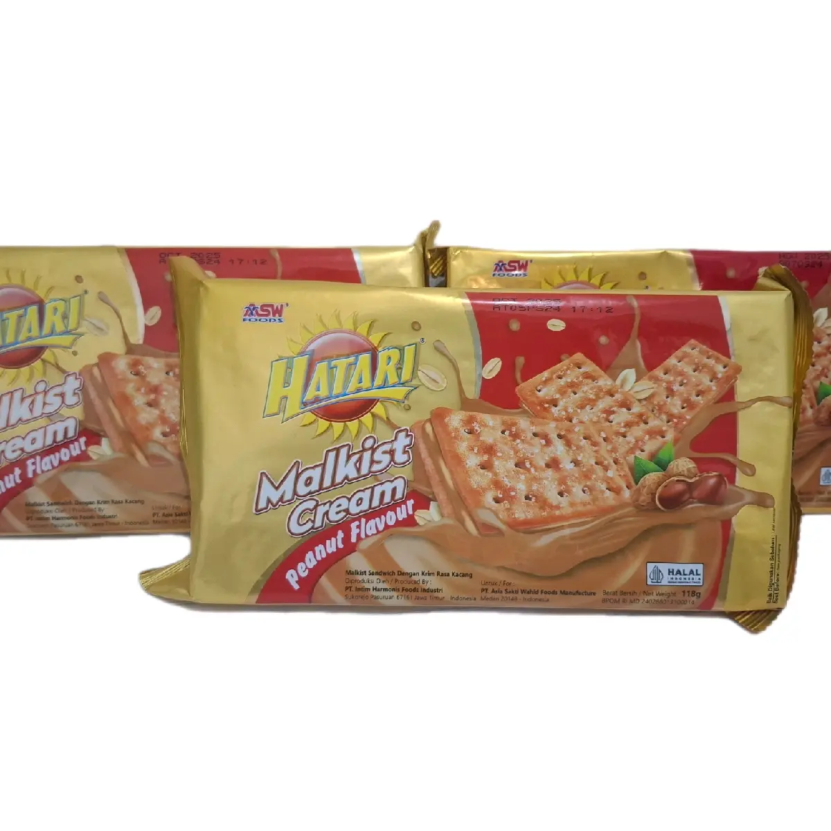 Hatari Malkist Cream Peanut Flavour Beli 2 Gratis 1