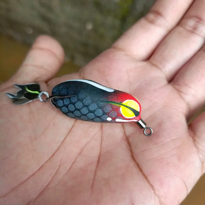 Soft frog 4cm bodi ramping umpan casting Gabus lure Soft frog 2