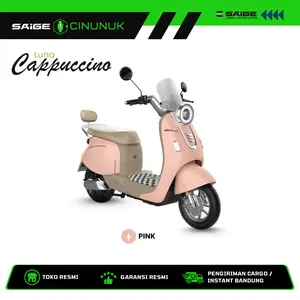 SAIGE Cappuccino Sepeda Listrik Roda 2 Motor 800W Baterai 12000mAh Jarak 60-70KM Garansi 1 Tahun Toko Resmi