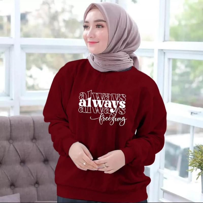 BAJU AL WAYS TERBARU - KAOS DISTRO WANITA KEREN LENGAN PANJANG TERLARIS 3