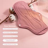 Gambar MOONA Menspad Night Soft Reusable Pembalut Kain Pembalut Wanita Cuci Pakai Anti Bocor Eco Friendly - New-Day-1 Pcs dari Moona Wear ID Kota Tangerang Selatan 5 Tokopedia