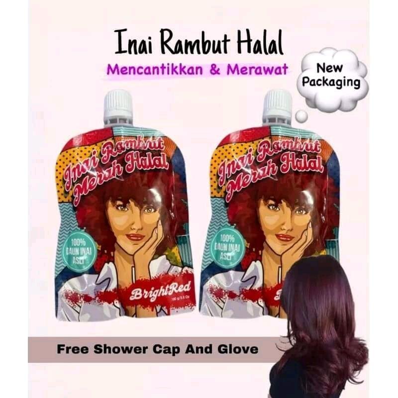 Inai rambut merah HALAL 100ml original dri hq - TikTok Shop Malaysia