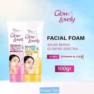Glow & Lovely Facial Foam 100gr