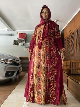 Product Review of Set gamis hijab Babarpindo Setorjoan Set Hijab LD 110 Pb 138 || gamis set hijab Busui Friendly Bahan Rayon Premium Nyaman - Dress Mewah Muslim Ibu Menyusui Panjang bahan  Lembut bisa COD from ㅤ**_ 0
