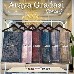 ARAYA SERIES TERBARU by JOURNEY SCARVES ORIGINAL jp ori hijab segiempat wanita muslimah hijab motif