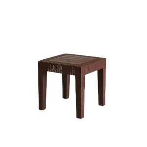 meja plastik rotan merk olymplast type OCT-R meja sudut meja rotan meja segi meja taman meja tamu meja taman meja lesehan meja teras meja serba guna