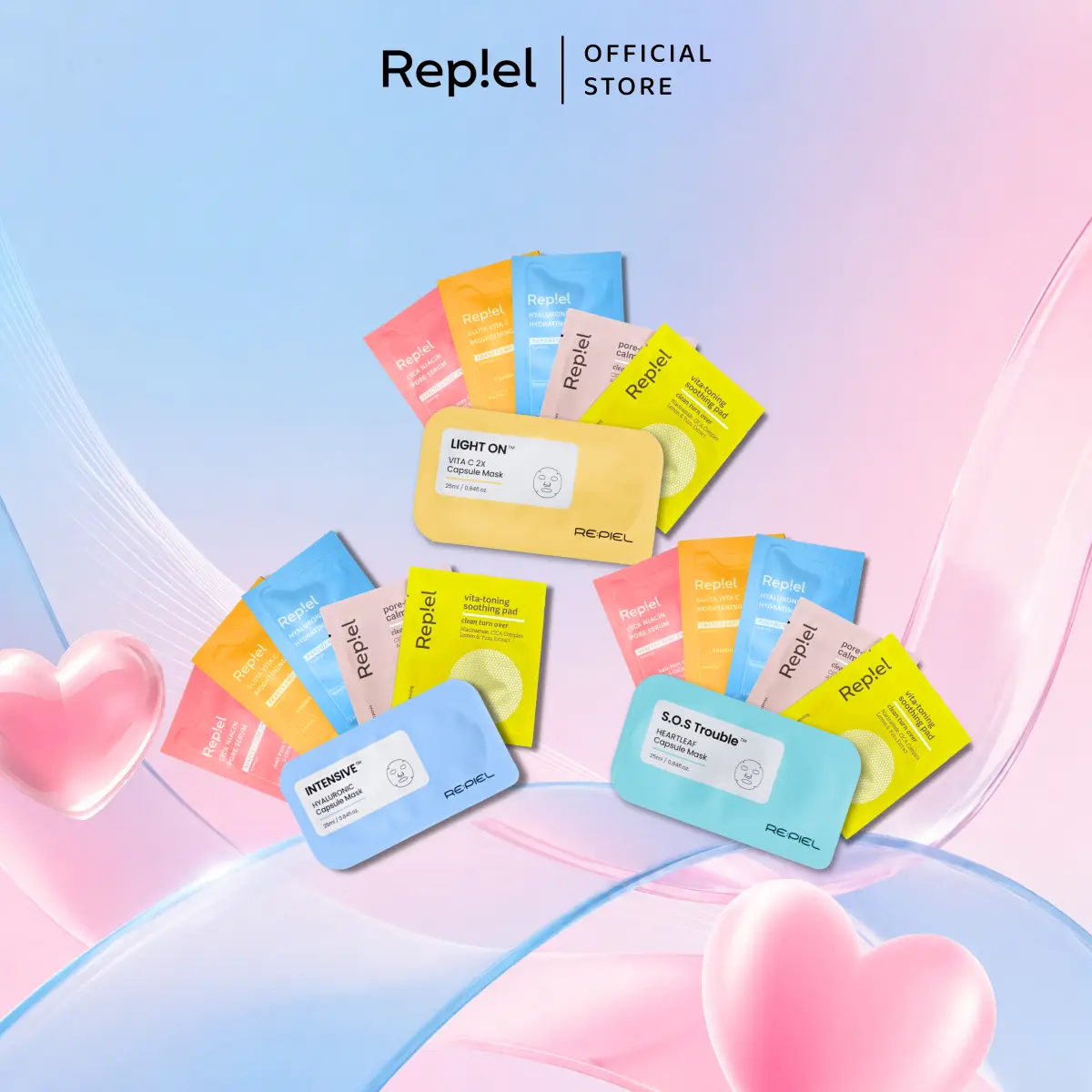 [MĐ] Sample Trải nghiệm Bio Cellulose Capsule Mask - Serum - Tonerpad REPIEL