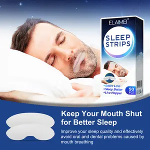 BEAUTY KENDARI 90Pcs/Set Mouth Tape Sleep Anti Dengkur Stiker Bibir Penutup Mulut Saat Tidur Anti Ngorok