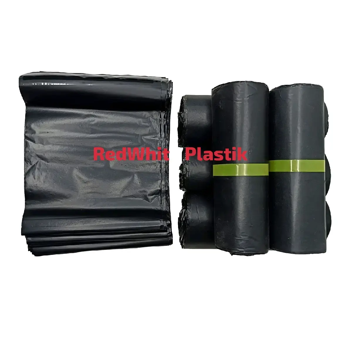 Polymailer 16 x 20 Hitam HD Super Isi 100pcs Kantong Plastik Packing Online Termurah Perekat