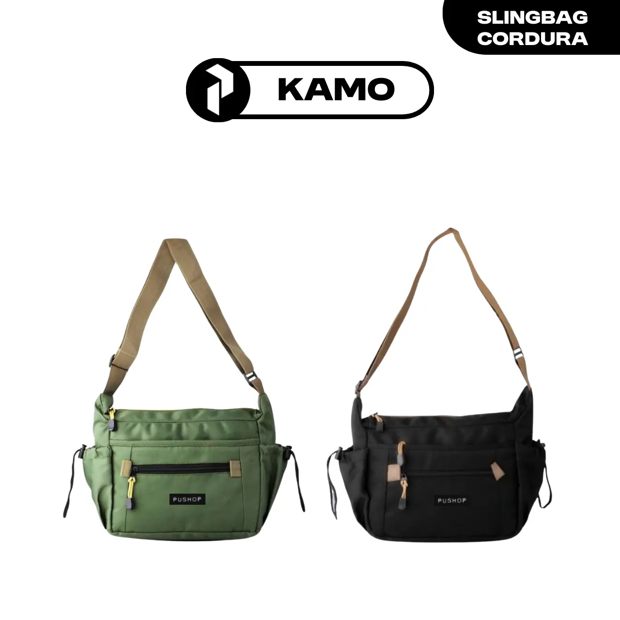Pushop Authentic - Tas Selempang Pria Kamo