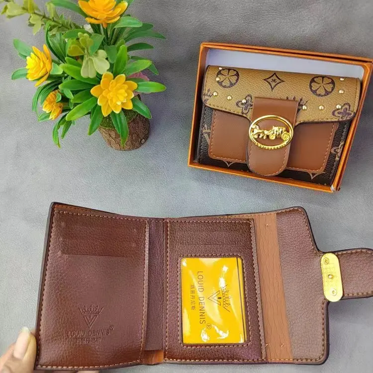 Ví Ngắn Viễn Dưỡng Nữ, Hàng Mới Về, Có Ngăn Đựng Thẻ, [CS] Hình Chữ Nhật Wallet 3