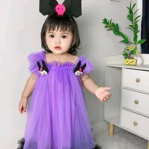 Dress Anak Kuromi Melodi Labubu ulang tahun bayi 1 2 3 4 5 6 tahun