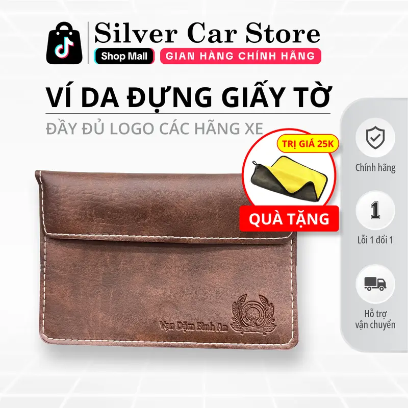 Ví Da Đăng Kiểm, Đựng Giấy Tờ Ô Tô – Các Hãng Xe Hơi - Da PU Cao Cấp