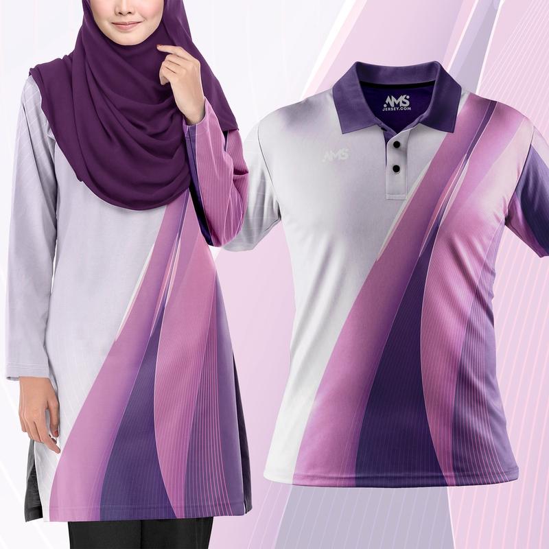 Design : AMS220306 Couple Tshirt Muslimah couple wear couple set Couple Shirt baju sedondon 0