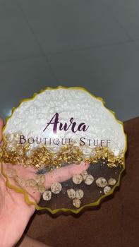 Product Review of 13cm BIG Flower Series Coaster Round Aestethic Tatakan Bulat Set Tutup Gelas Resin Custom Display Properti Foto Sovenir Kado Hadiah Art Hampers Mini from u**6 0