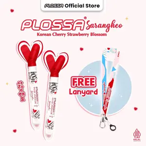Plossa Blister Sarangheo Korean Strawberry (Paket Isi 2) Free Lanyard Plossa Sarangheo