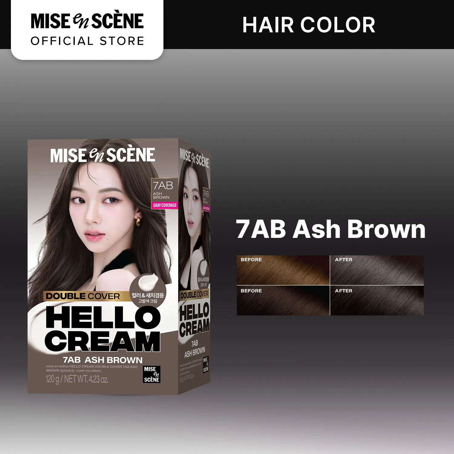 7AB Ash Brown