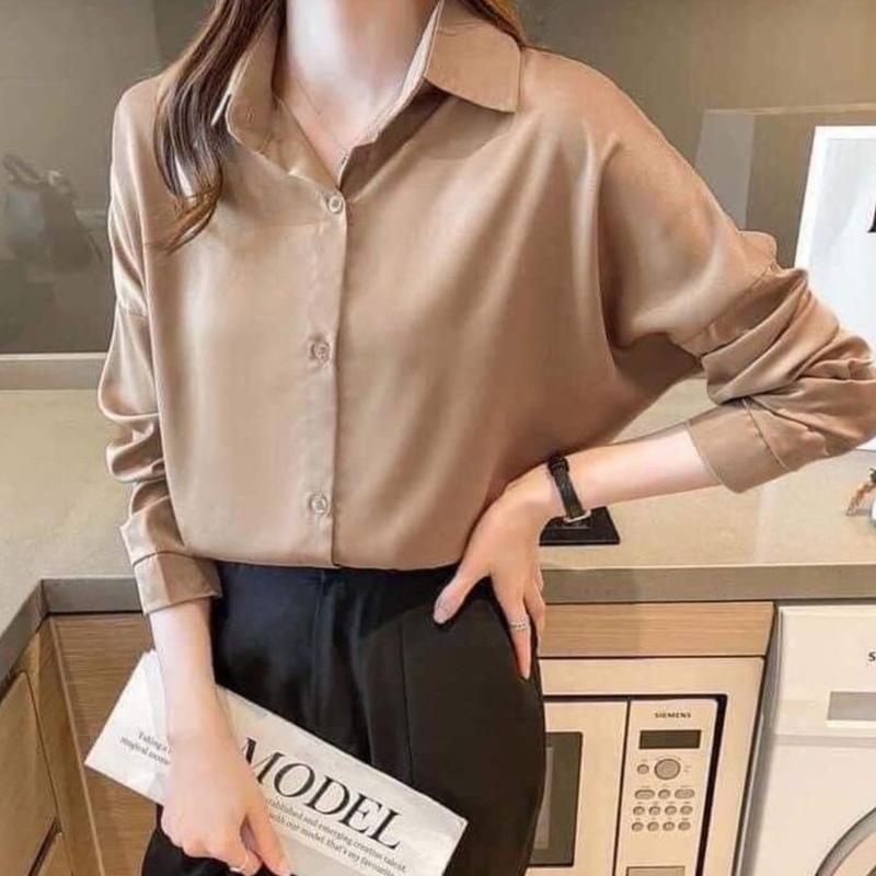 Kemeja Basic Formal Gaya Korean Style Bahan Shakila Twill Size M L XL XXL By DF Fashion 7