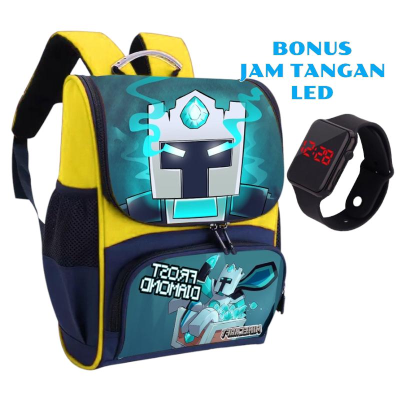 SLV BAGS - Tas Diamond Frost Anak Sekolah SD TK Laki Laki Perempuan Karakter Game Terbaru 2023 Kekinian Murah COD Kualitas Tinggi 2
