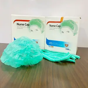 Nurse Cap ONEMED / Hair Net penutup kepala / Shower Cap 1box isi 100pcs Hijau