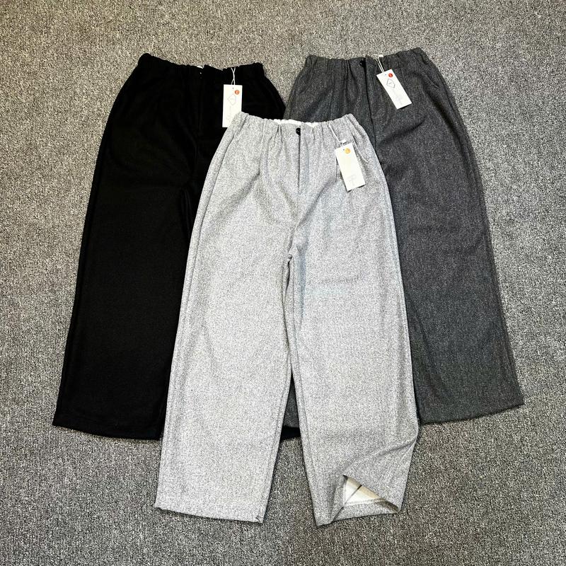 Mới Quần suông cho nấm dài 90cm vải dạ cạp cao lưng chun có túi Titistore95