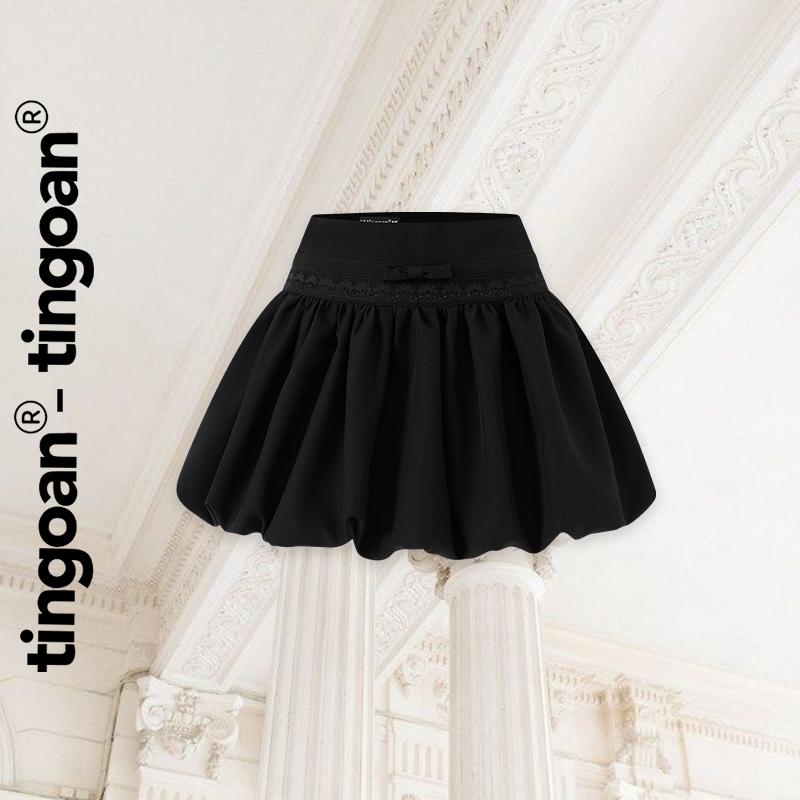 TINGOAN x TIKTOKSHOP- Chân váy cạp lửng nơ eo zúm bồng dưới có quần váy trong CHIQUITA SKIRT
