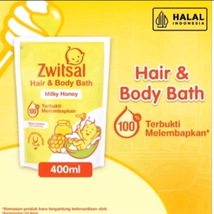 ZWITSAL BABY BATH MILK & HONEY - SABUN MANDI CAIR BAYI ]