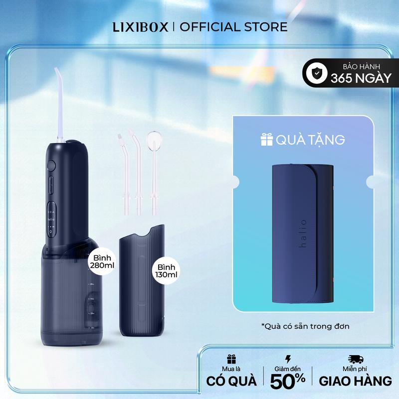 Máy Tăm Nước 2 Bình Thay Thế Halio UltraClean Express Hydro Floss Phiên Bản Nâng Cấp Dành Cho Răng Niềng - Phiên bản mới tam  nuoc may  tam