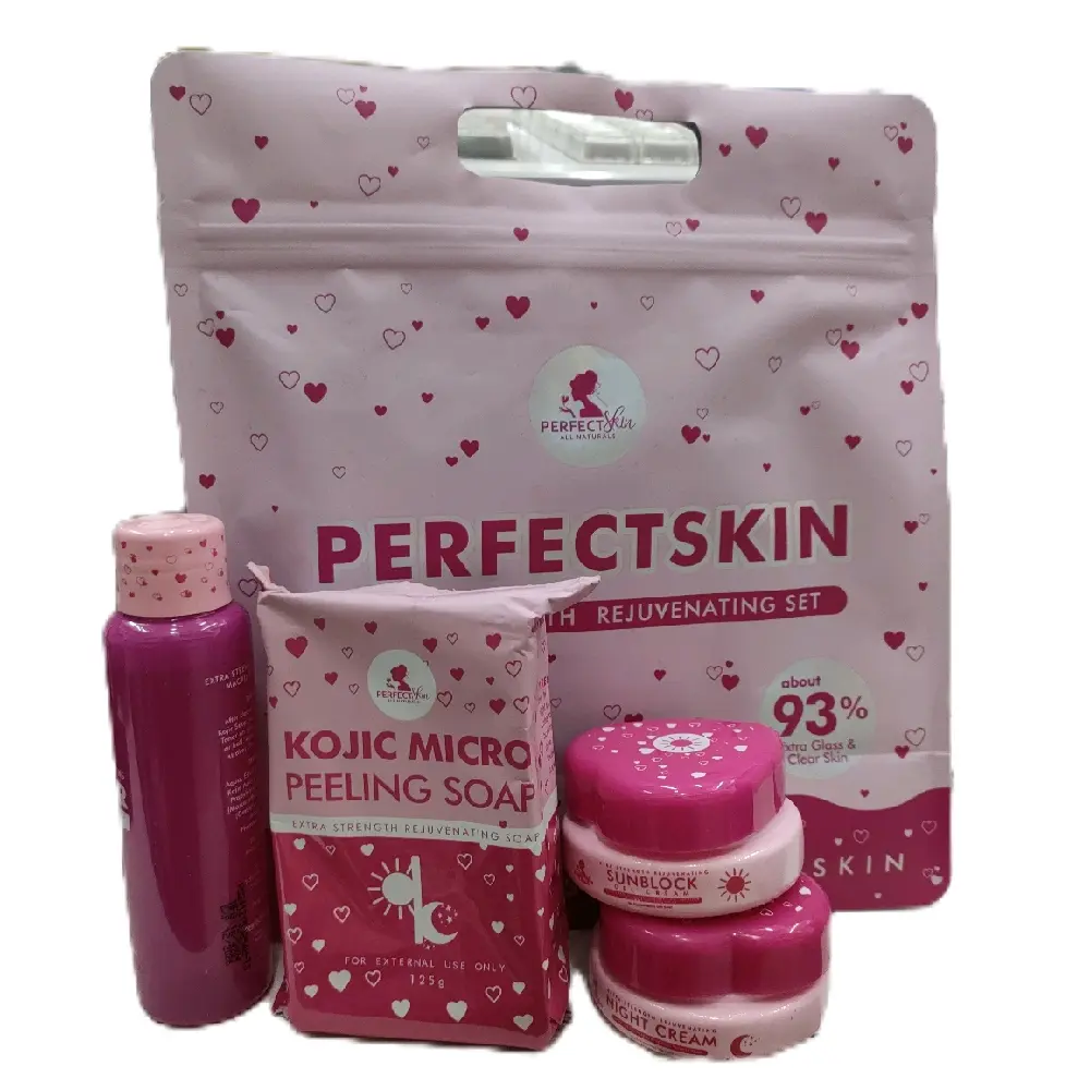 perfect SKin extra strength set 7days  visible result  extra glass &clear skin