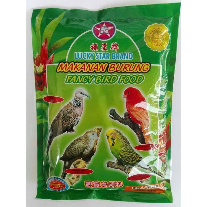 Lucky Star Fancy Bird Food Mix Millet 400gram Makanan Burung Sekoi Campur