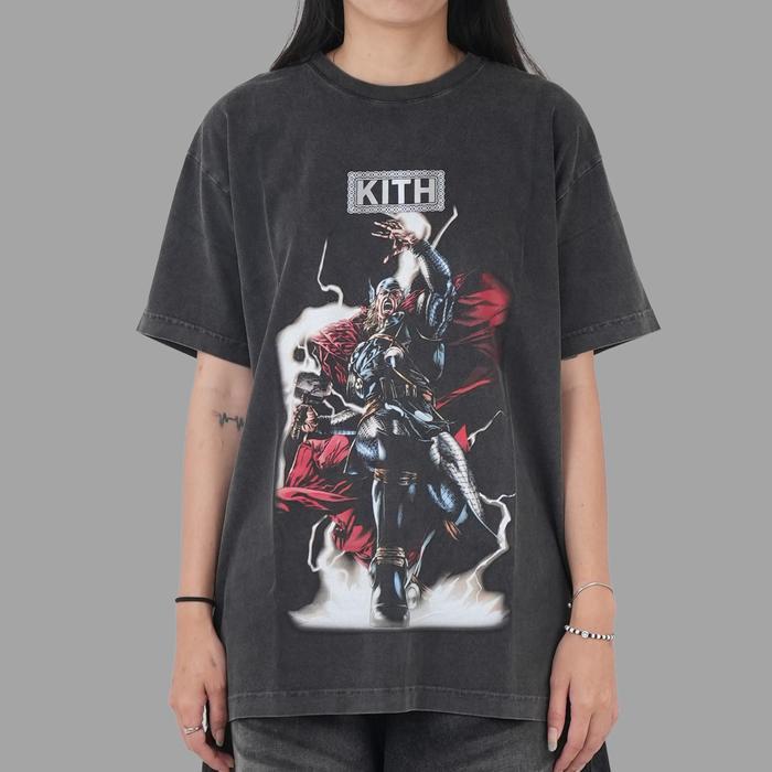 Jual KITH x Marvel Thor Vintage Black Tee (100% Authentic) - M