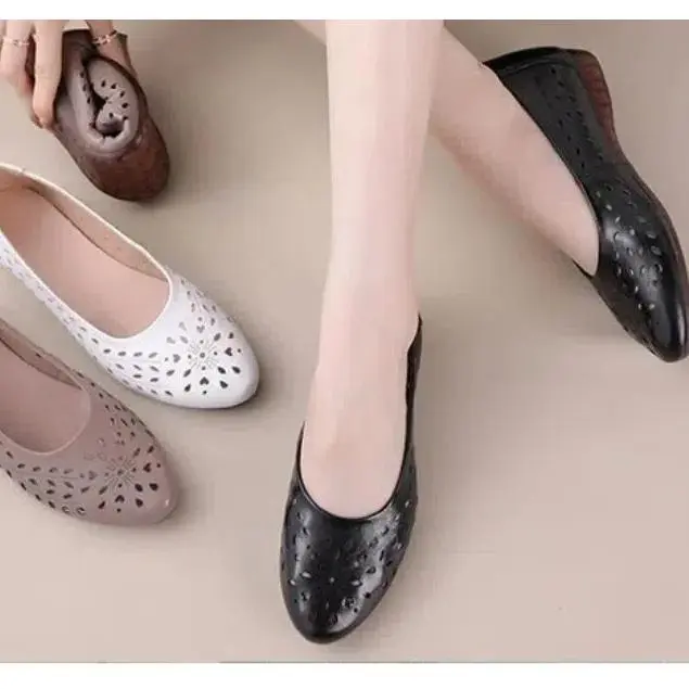 SS24 Giày Đế Bằng Cho Nữ, Mũi Nhọn, Đế Mềm, Chống Trượt, Chống Mài Mòn, Màu Trơn Thanh Lịch Và Đơn Giản, Thích Hợp Cho Công Việc Thường Ngày Đi Lại, Kiểu Lười, Dễ Phối Đồ, Thời Trang, Phong Cách Mới Đồng Shoes 5