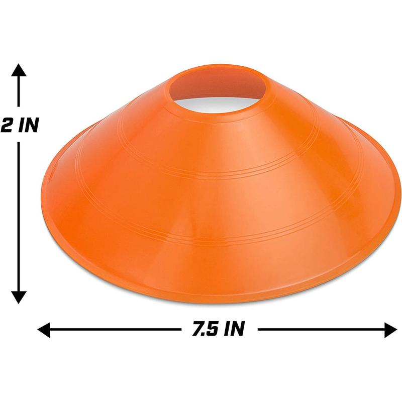 50pcs/Tas Cone Sepak Bola Mangkok Bola Training Latihan Atlet Sepak Bola Mangkuk 6