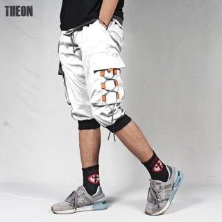 Celana training kain katun 3 4 Uniseks sport model terbaru 8