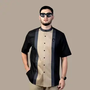 Baju Koko Ayah Dan Anak Motif Nuaiman Model Terbaru Katun Premium