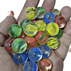 Mainan Kelereng Gundu Isi 200 Butir Motif Mata Kucing Warna-warni untuk Anak-anak