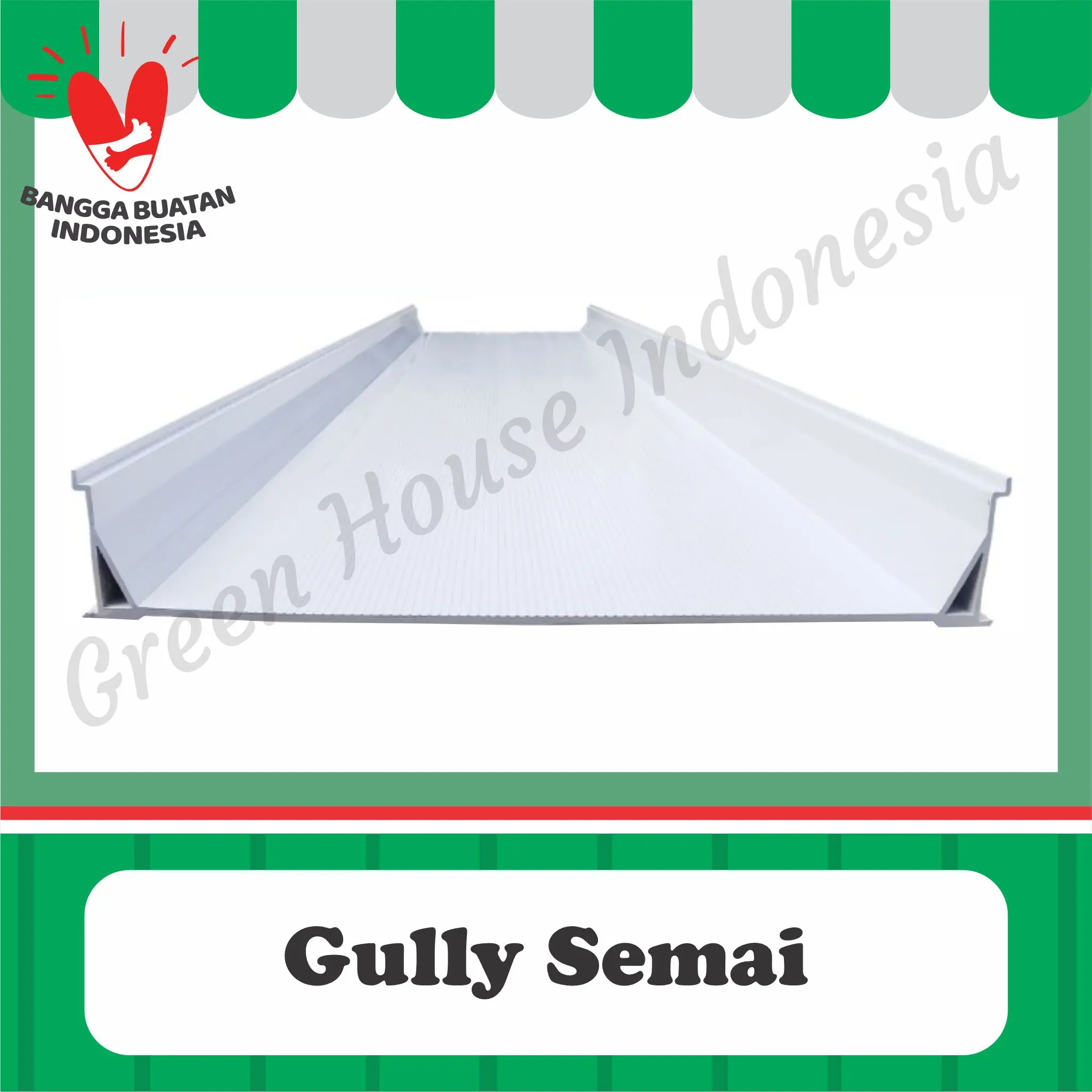 Gully Semai Hidroponik - Green House Indonesia