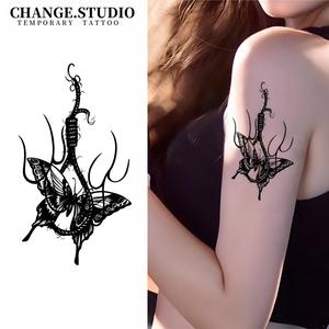 Hình Xăm Tạm Thời, Thiết Kế Hình Xăm Bướm, Kéo Dài Trong 15 Ngày, Không Thấm Nước, Không Lo Rạn, Chống Ma Sát Miếng Dán Hình Xăm