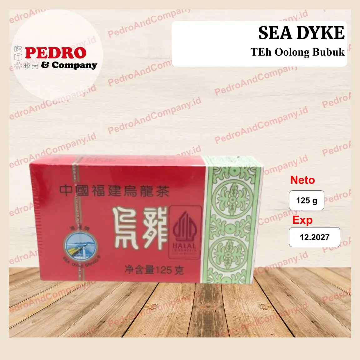 Sea Dyke Brand - Oolong tea/ teh oolong AT206 (125 gr)