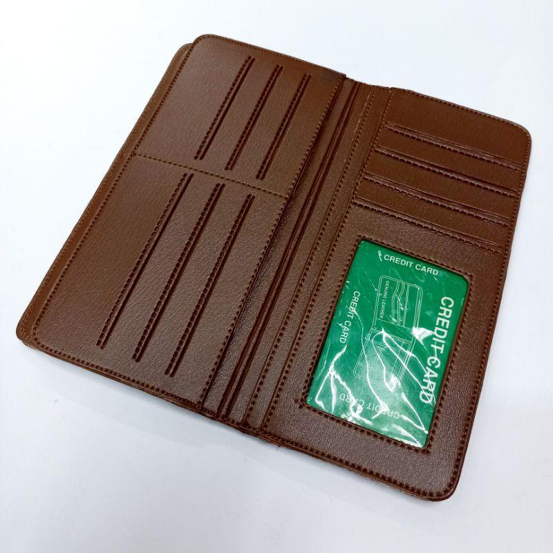 Dompet Panjang Pria Dompet Panjang Kulit Sintetis 1