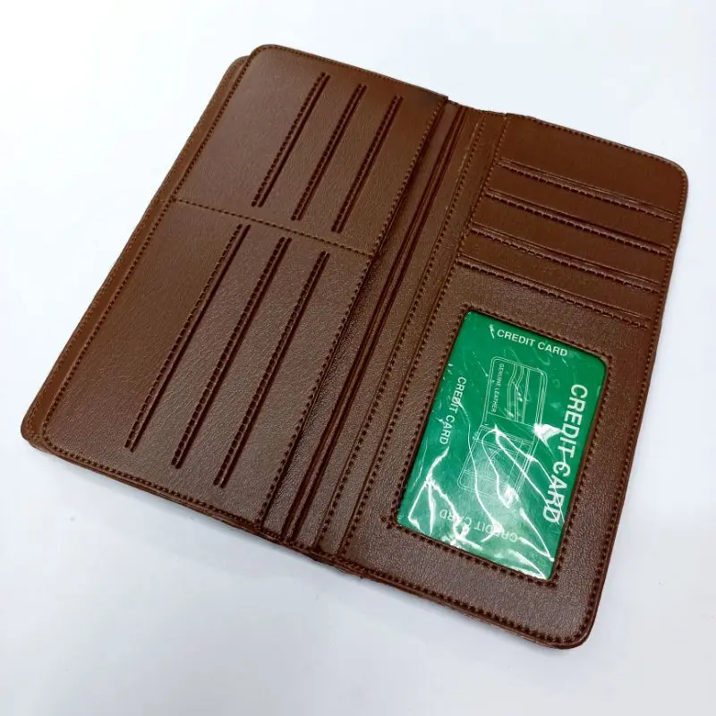 Dompet Panjang Pria Dompet Panjang Kulit Sintetis 1